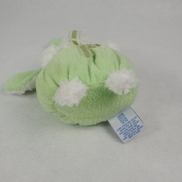 Friendzies Bunny Rabbit Plush White Green 6 Inch Target 2001 Stuffed Animal Toy - Picture 6 of 8